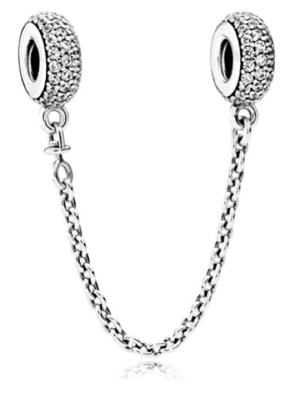 Pandora Inspiration Safety Chain with Pave Crystal